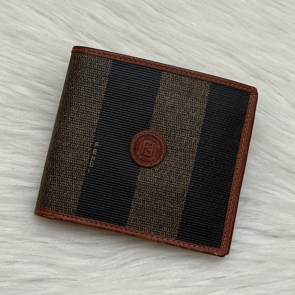 FENDI - PEQUIN STRIPE BI-FOLD WALLET - Picture 3 of 16
